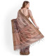 Exclusive Brown Embroidered Tussar Saree by Abaranji  